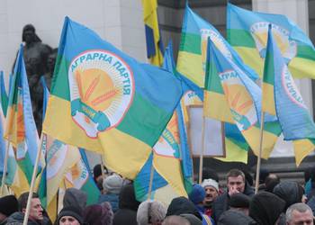 Мітинг аграріїв під стінами Верховної Ради України 